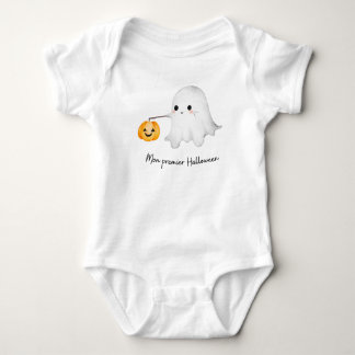Body bébé Halloween – fantôme mignon  ベビーボディスーツ