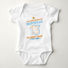 Body bébé - Marseille 13 ベビーボディスーツ