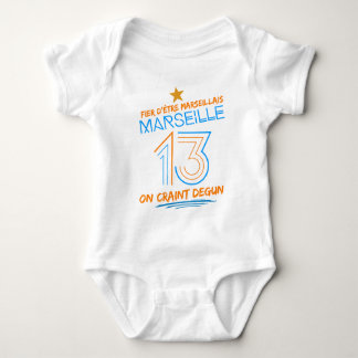Body bébé - Marseille 13 ベビーボディスーツ