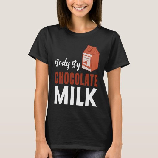 Body By Chocolate Milk  Food  Eater Graphic Tシャツ (正面)