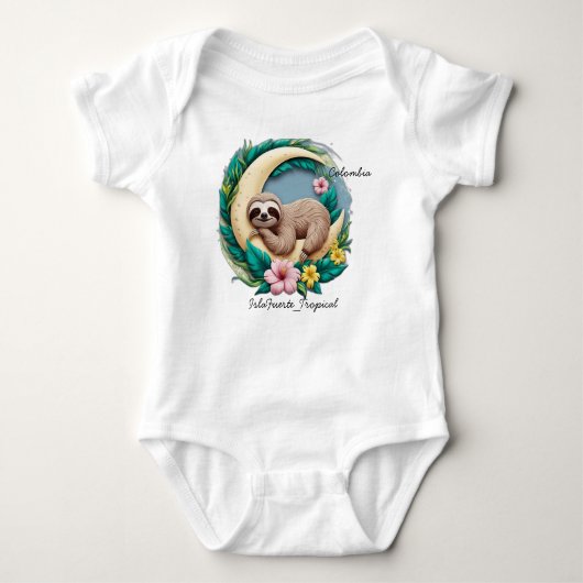 Body con punto de jersey para bebés ベビーボディスーツ (正面)