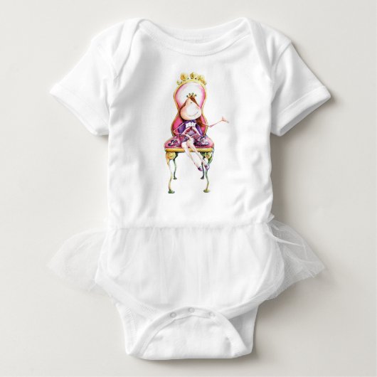 Body con tutú Princesa ベビーTシャツ (正面)