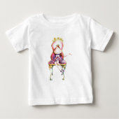 Body con tutú Princesa ベビーTシャツ (正面)