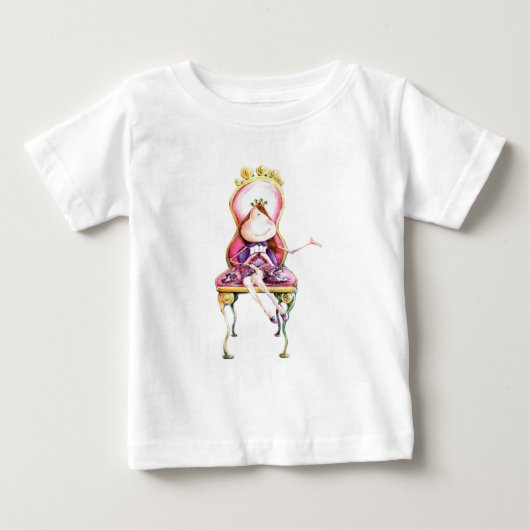 Body con tutú Princesa ベビーTシャツ (正面)