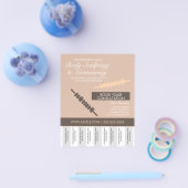 Body Contouring & Body Sculpting Tear Off  チラシ (シングル)