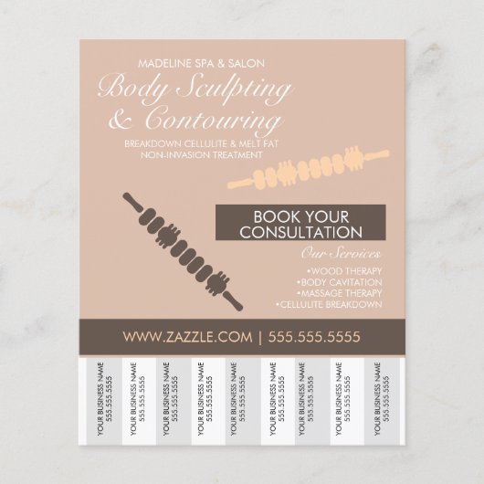 Body Contouring & Body Sculpting Tear Off  チラシ (正面)