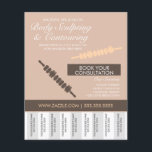 Body Contouring & Body Sculpting Tear Off  チラシ<br><div class="desc">Body Contouring & Body Sculpting for Massage Therapist -Wood Therapy Flyers with Tear Off</div>