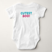 Body de bebé 100 % algodón – Diseño “Cutest Boo!” ベビーボディスーツ (裏面)