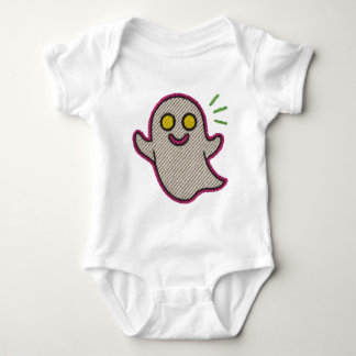 Body de bebé con fantasma bordado – diseño diverti ベビーボディスーツ