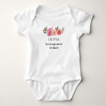 Body de bebé "La mejor mamá del mundo"