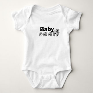 Body éléphant double face personnalisable ベビーボディスーツ