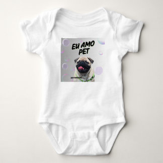 Body em Jersey para Bebês Via Pantanal Pet ベビーボディスーツ