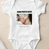 Body for children with photo and customized text ベビーボディスーツ