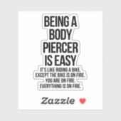 Body piercer シール (シート)