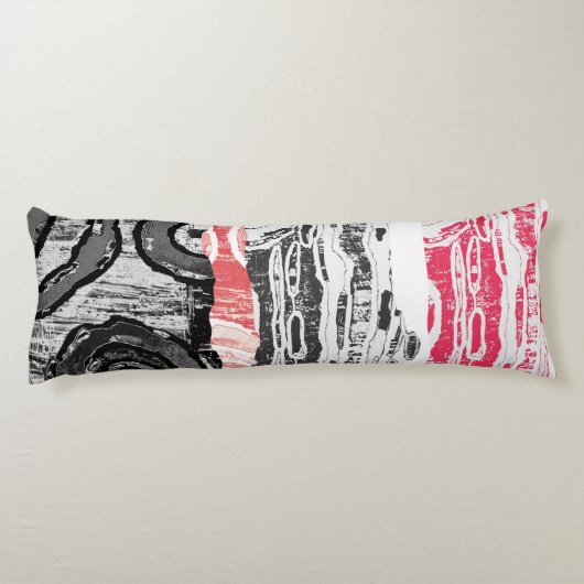 Body Pillow – Friction Lands Abstract Design ボディピロー (裏面)