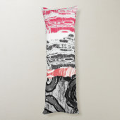 Body Pillow – Friction Lands Abstract Design ボディピロー (裏面 (縦))