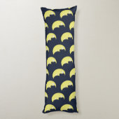 Body Pillow with Smiling Moon Pattern ボディピロー (裏面 (縦))