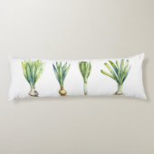 Body Pillow with Spring Onion Illustration ボディピロー (裏面)