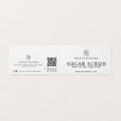 Body scrub packaging insert care marketing (外部フラット)