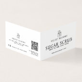 Body scrub packaging insert care marketing (外部)
