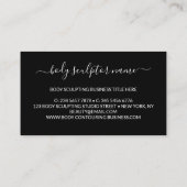 Body sculpting contouring aesthetics modern 名刺 (裏面)