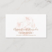 Body sculpting contouring spa appointment cards 名刺 (正面)