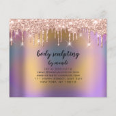 Body Sculpting Shaping Drips Rose Glitter  チラシ (裏面)