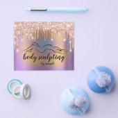 Body Sculpting Shaping Drips Rose Glitter  チラシ (シングル)
