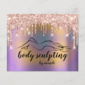 Body Sculpting Shaping Drips Rose Glitter  チラシ (正面)