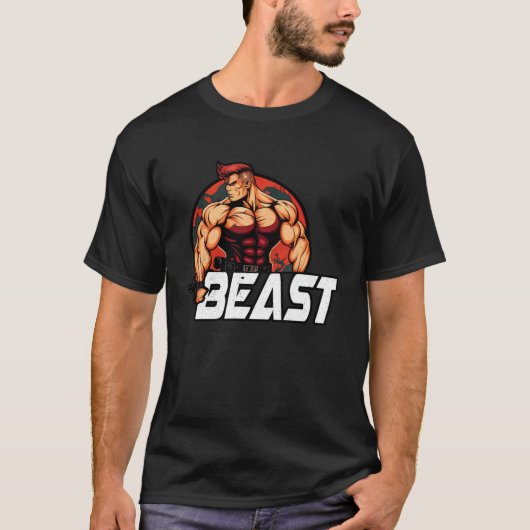 Bodybuilding Gorilla Gym Fitness Beast  1 Tシャツ (正面)
