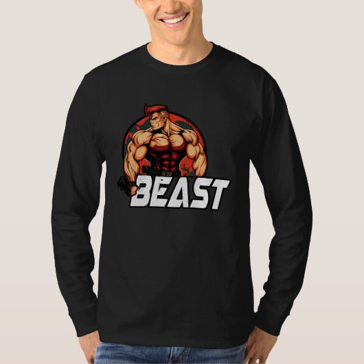 Bodybuilding Gorilla Gym Fitness Beast  1 Tシャツ (正面)