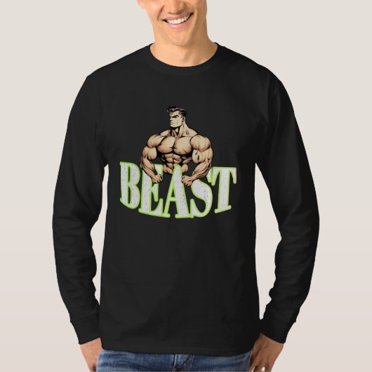 Bodybuilding Gorilla Gym Fitness Beast  2 Tシャツ (正面)