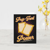 Bodybuilding Pre-workout Pop Tart Power Gym Exerci カード (黄色い花)