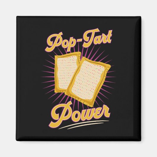 Bodybuilding Pre-workout Pop Tart Power Gym Exerci マグネット (正面)