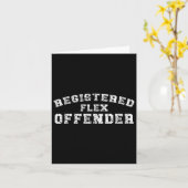 Bodybuilding Registered Flex Offender Workout  カード (黄色い花)