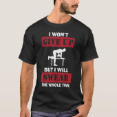 Bodybuilding Saying Rowing Strength Training Tシャツ (正面)