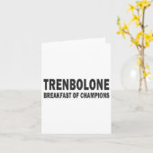 Bodybuilding Steroid Trenbolone Breakfast Of Champ カード (黄色い花)