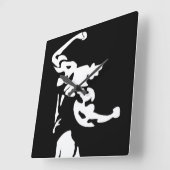 Bodybuilding Wall Clock スクエア壁時計 (傾斜)