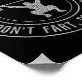 Bodybuilding Weightlifting Wer Lifting Don't Fart ポスター (角)