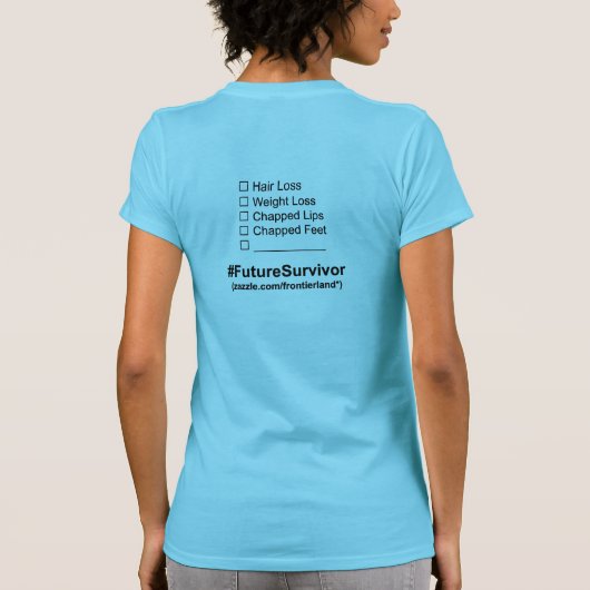 BodyByChemo - #futureSurvivor Tシャツ (裏面)