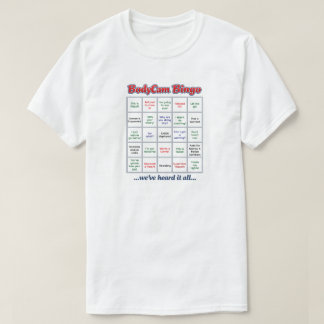 "BodyCam Bingo" (1) Tシャツ