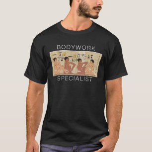 Bodyworkの専門家の古代マッサージの基本的なティー Tシャツ