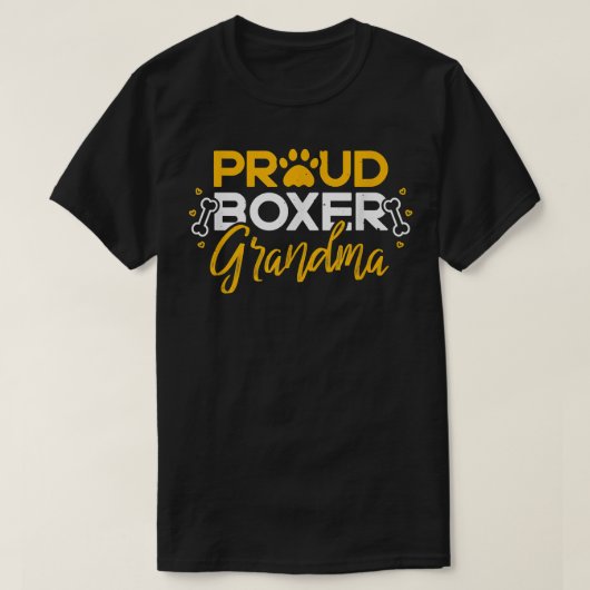 Boer Dog Proud Grandma Granddog Boer Breed Lovers  Tシャツ (デザイン正面)