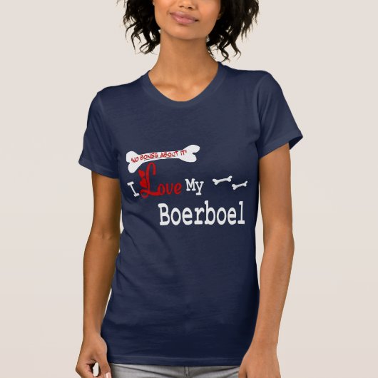 Boerboelの恋人のギフト Tシャツ (正面)