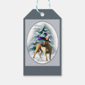 Boerboelクリスマスギフトタグ ギフトタグ (裏面)