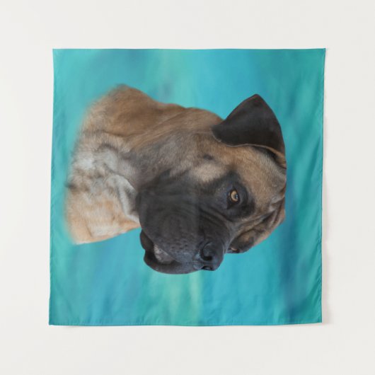 Boerboel -南アフリカのマスティフ タペストリー (正面(横))