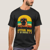 Boerboel Dog Butter Box Is Here Father s Day Tシャツ (正面)