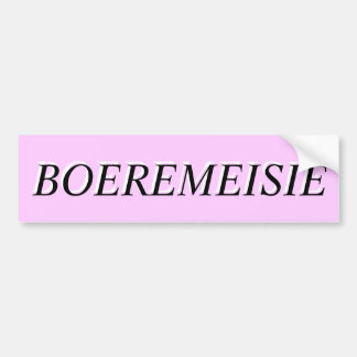 BOEREMEISIE バンパーステッカー