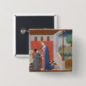 Boethiusと哲学間のダイアログ 缶バッジ (正面&裏面)