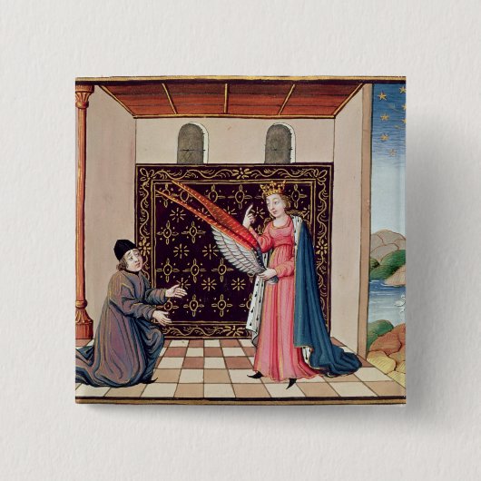 Boethiusの翼へのPhilosophy女性提供 缶バッジ (正面)